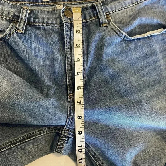 Henry & Belle Paxton Jeans Women's Size 32 Blue Mid Rise Med Wash Whisker Faded - Picture 10 of 11